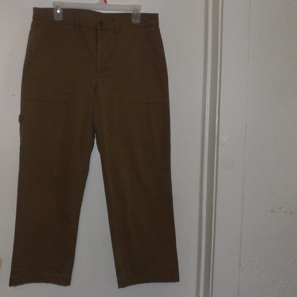 Good Condition Old Navy Cropped Cargo Pants Sz 12 - Picture 1 of 9